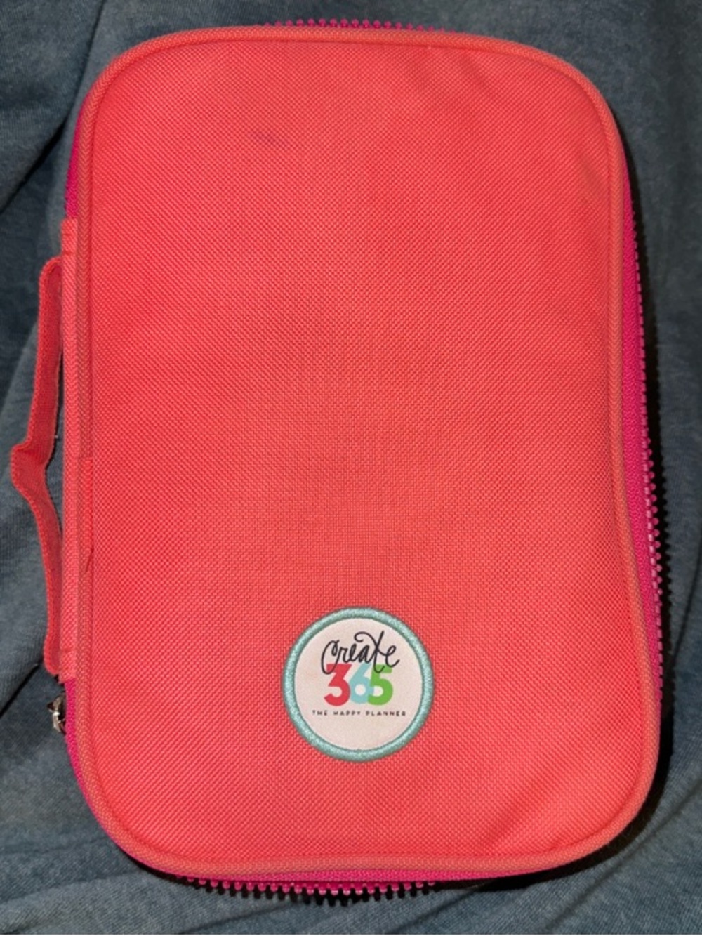 Happy Planner Create 365 Salmon Zip Planner Case